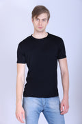 Sports Republic Acti-Go Dryfit Crew Neck T-Shirt in Black