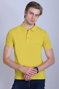 PIKMEE Fastees Polo T-Shirt in Golden Yellow - image 1