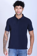WINBARG Eco-Tees Polo T-Shirt in Navy - image 1