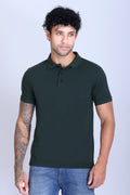 PIKMEE Fastees Polo T-Shirt in Bottel Green - image 1