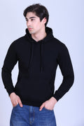 Pikmee Zero Degree Men's Pullover Hooded Sweatshirt - Black