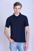 PIKMEE Promo-Tees Polo T-Shirt in Navy Blue - image 1