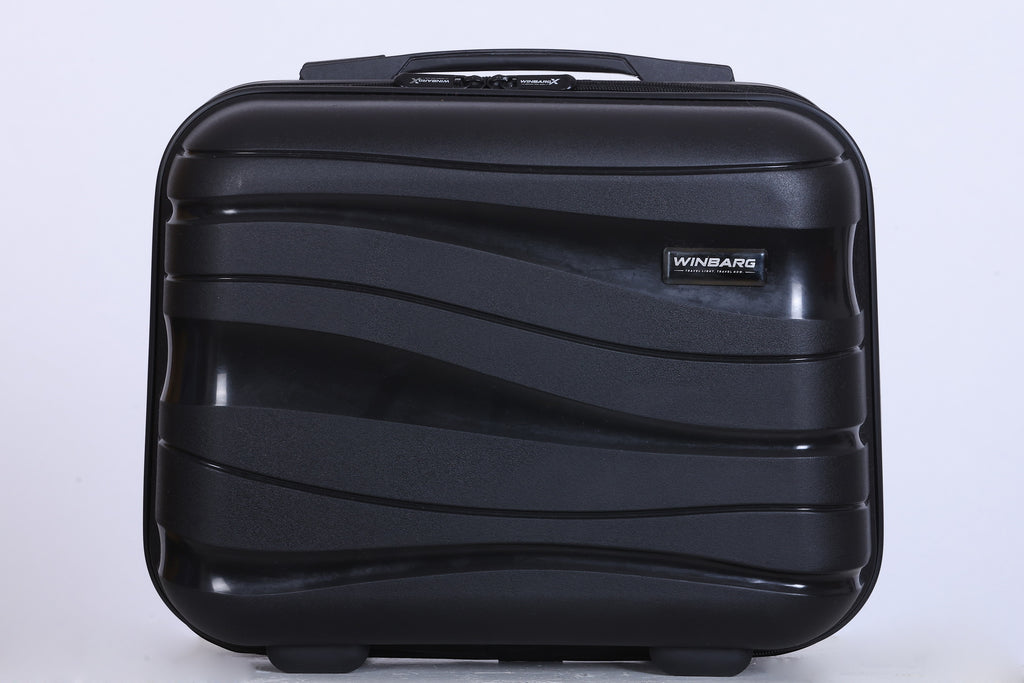 Winbarg One Day Travel Kit - Hard Shell Travel Bag - Black