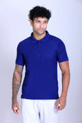 PIKMEE Promo-Tees Polo T-Shirt in Royal Blue - image 1