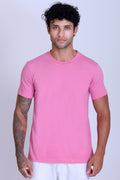 PIKMEE Skinta Bio Wash Crew Neck T-Shirt in Pink - image 1