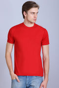 Sports Republic Acti-Runn Dryfit Crew Neck T-Shirt in Red