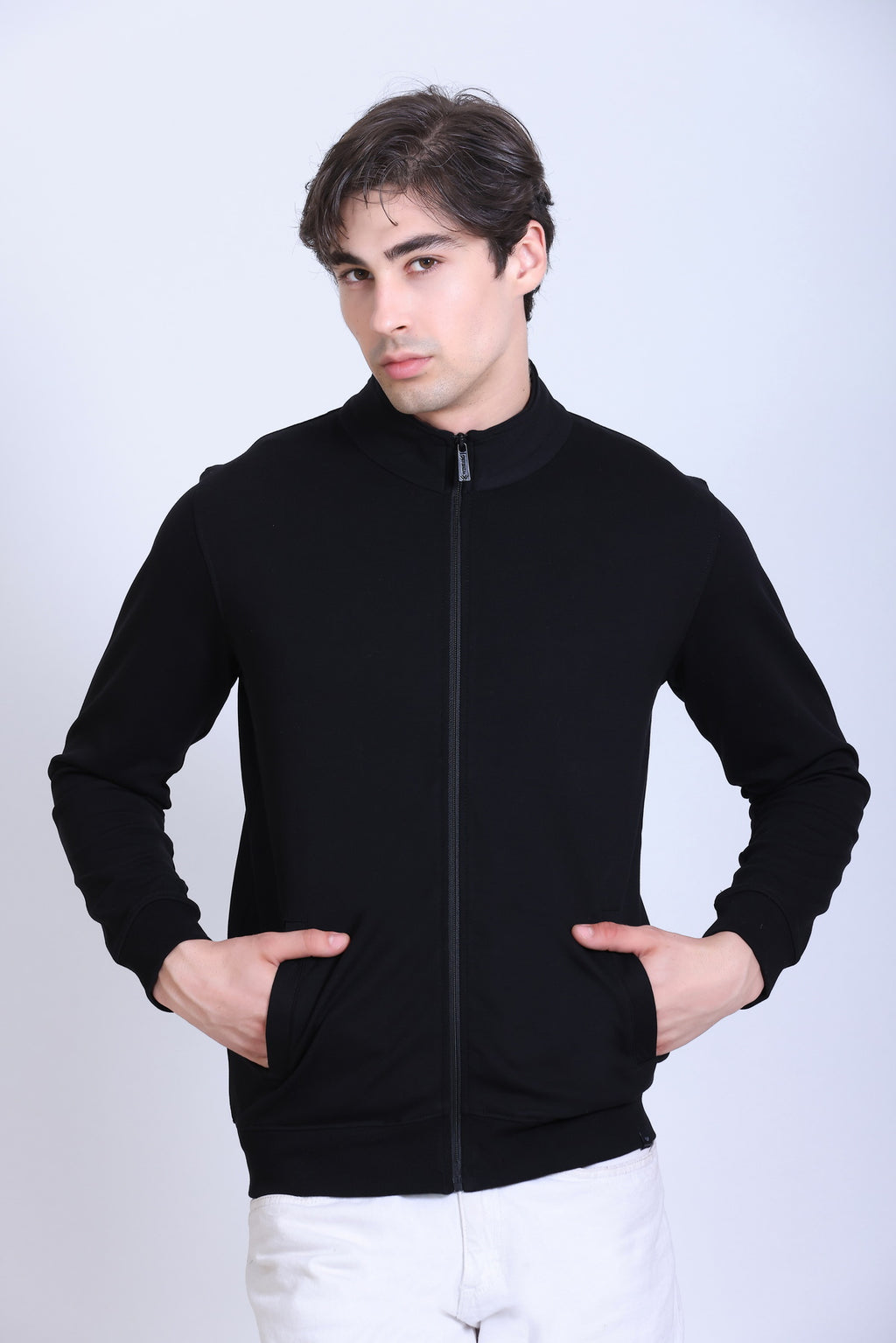 Winbarg Stretch Men's Casual Jacket - Black