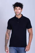 PIKMEE Quota Polo T-Shirt in Navy Blue - image 1