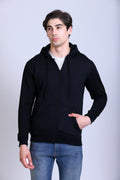 Pikmee Polaris Men's Zipper Hoodie Sweatshirt - Navy Blue