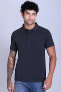 PIKMEE Fastees Polo T-Shirt in Charcoal Grey (Anthra) - image 1