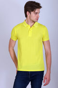 Sports Republic Acti-Play Dryfit Polo T-Shirt in Lemon Yellow