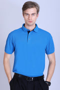 WINBARG Spanish Polo T-Shirt in Dell Blue - image 1