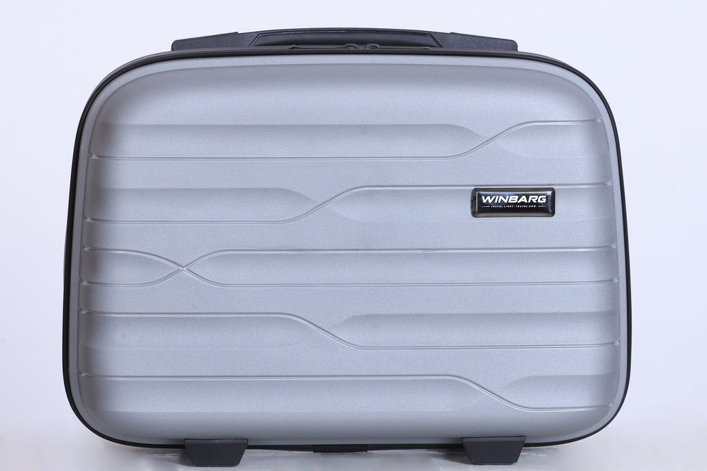 Winbarg One Day Travel Kit - Hard Shell Travel Bag - Light Grey