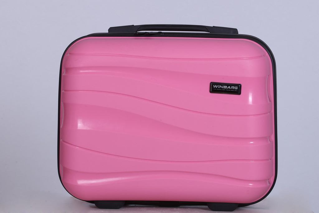 Winbarg One Day Travel Kit - Hard Shell Travel Bag - Pink