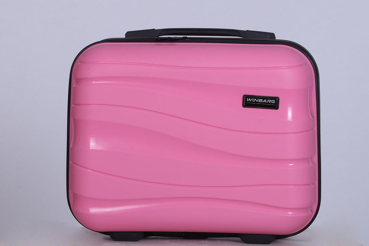Winbarg One Day Travel Kit - Hard Shell Travel Bag - Pink