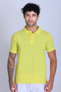 PIKMEE Fastees Polo T-Shirt in Lemon Yellow - image 1