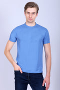 Sports Republic Acti-Runn Dryfit Crew Neck T-Shirt in Sky Blue