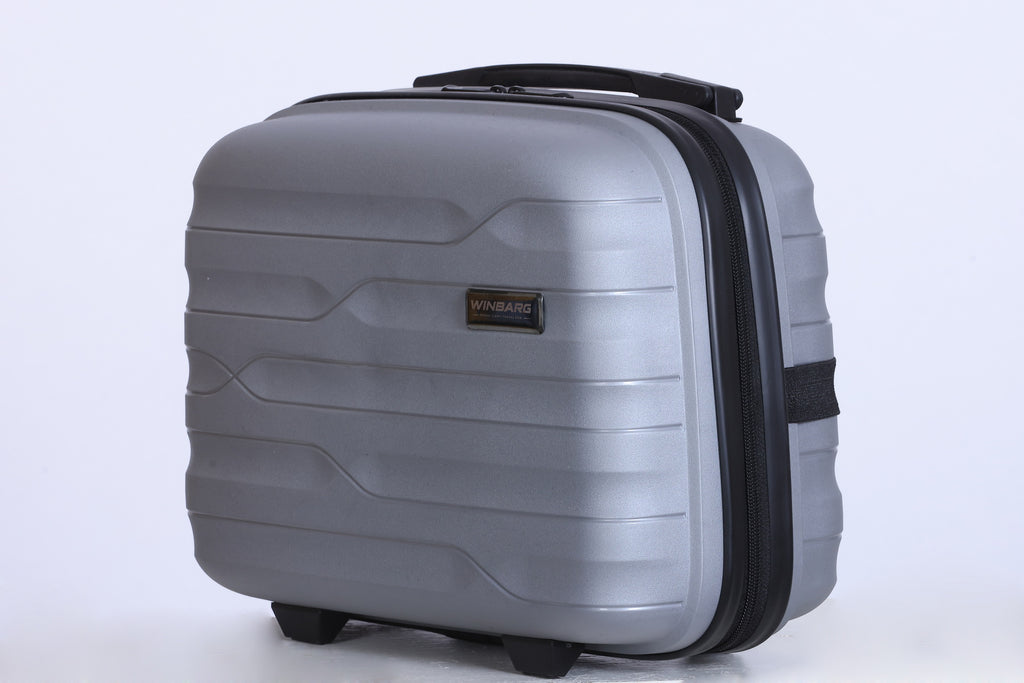 Winbarg One Day Travel Kit - Hard Shell Travel Bag - Light Grey