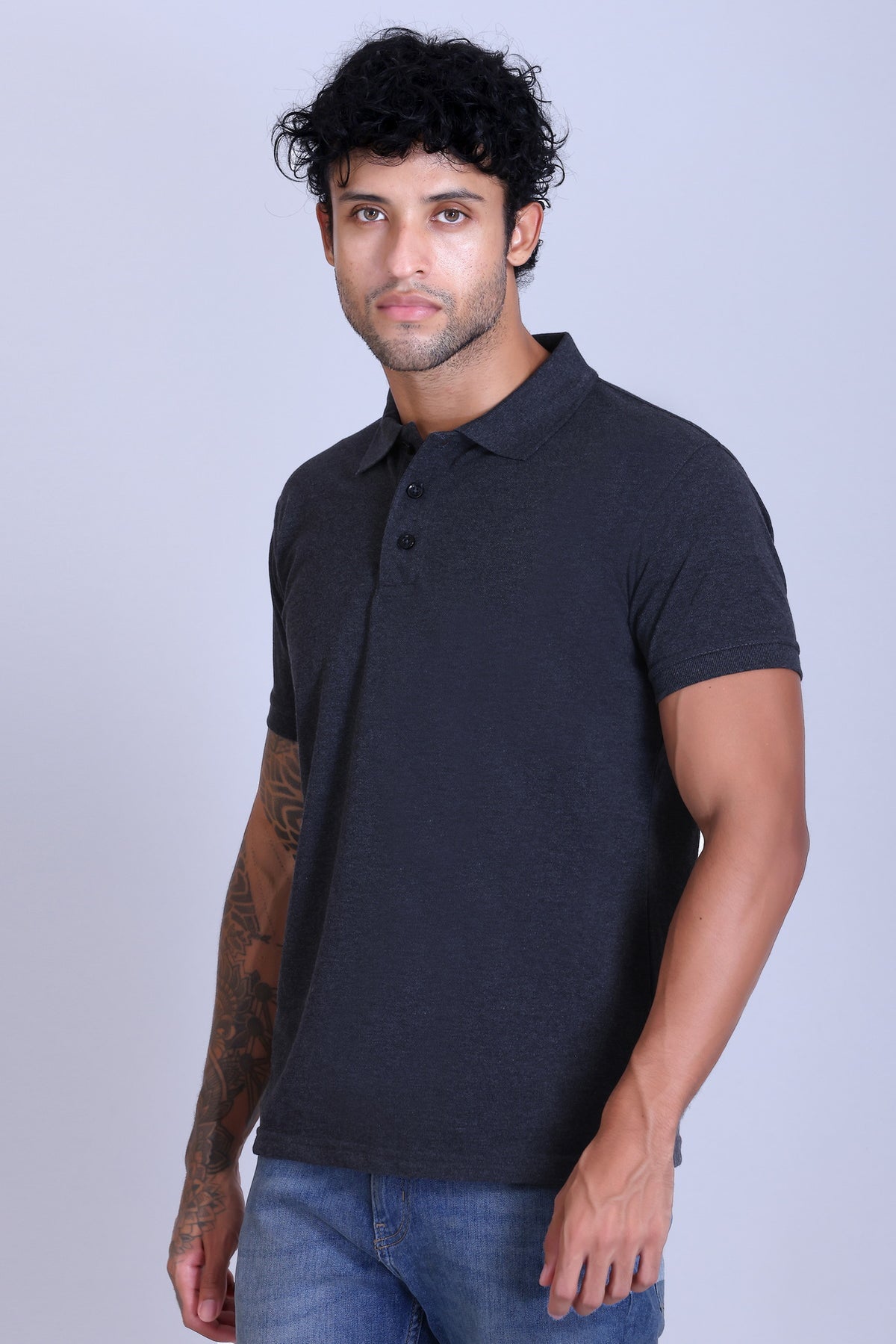 Fastees Bio Wash Polo T-Shirt