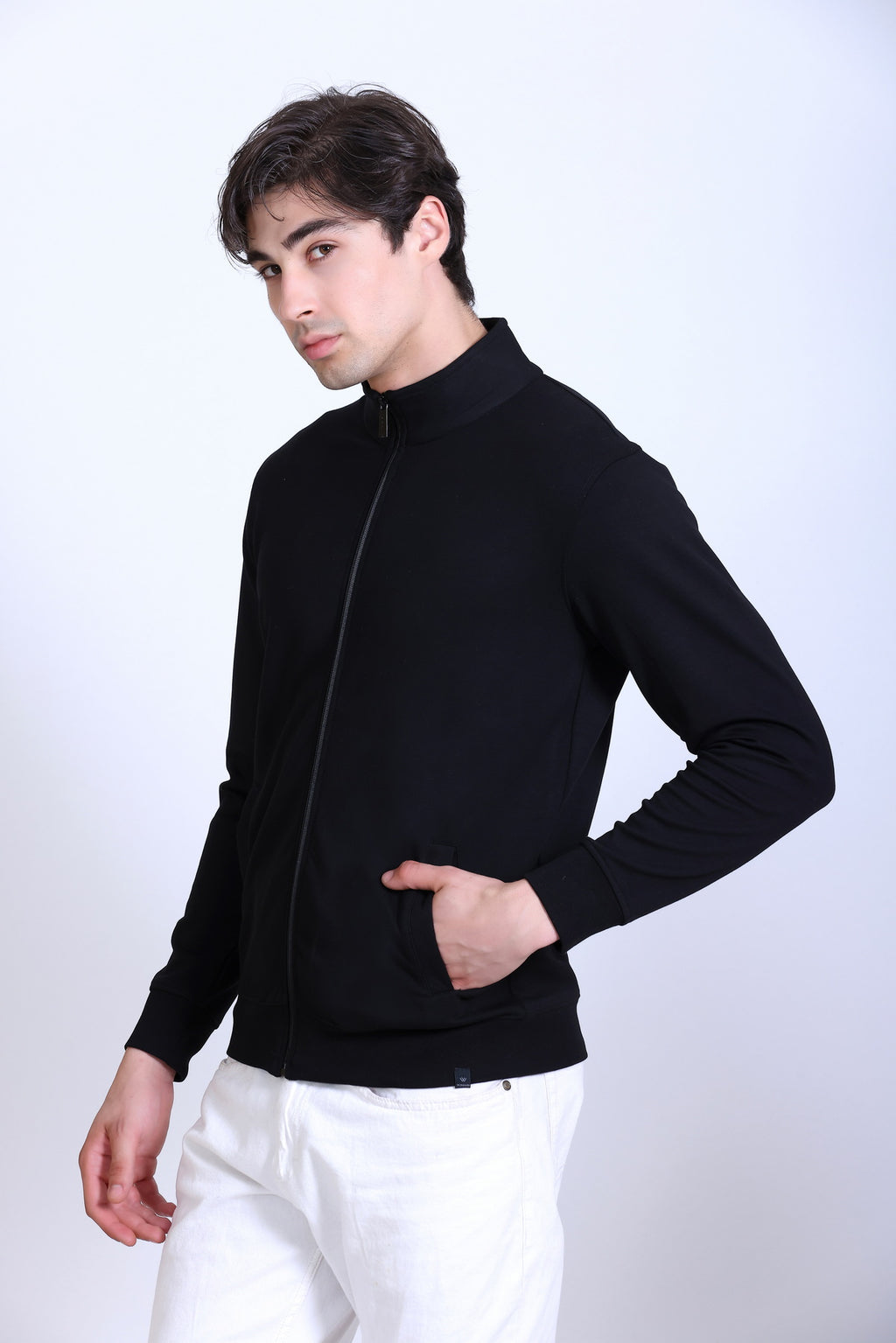 Winbarg Stretch Men's Casual Jacket - Black
