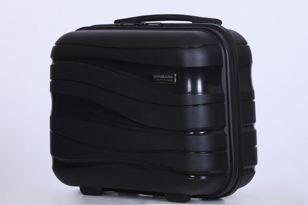 Winbarg One Day Travel Kit - Hard Shell Travel Bag - Black