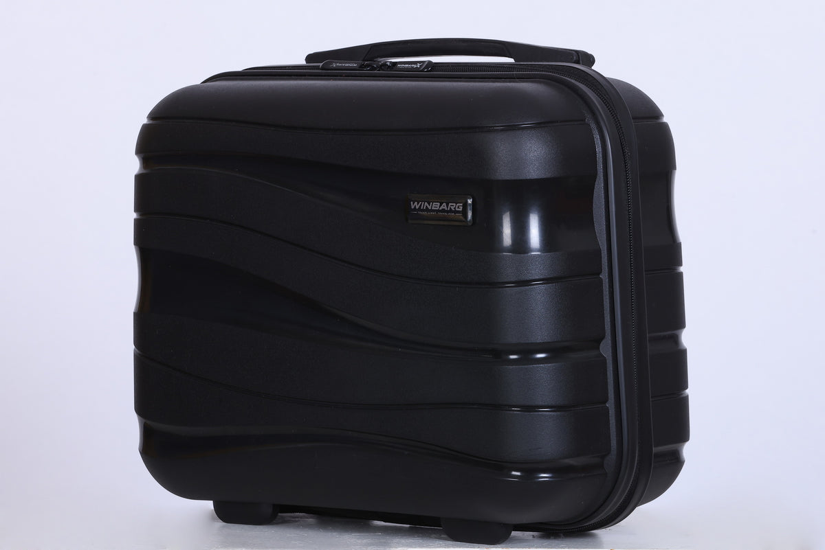 Winbarg One Day Travel Kit - Hard Shell Travel Bag - Black