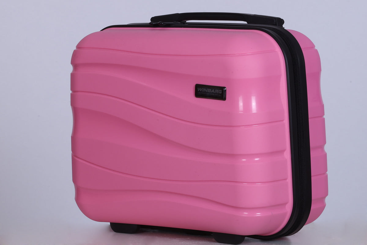 Winbarg One Day Travel Kit - Hard Shell Travel Bag - Pink