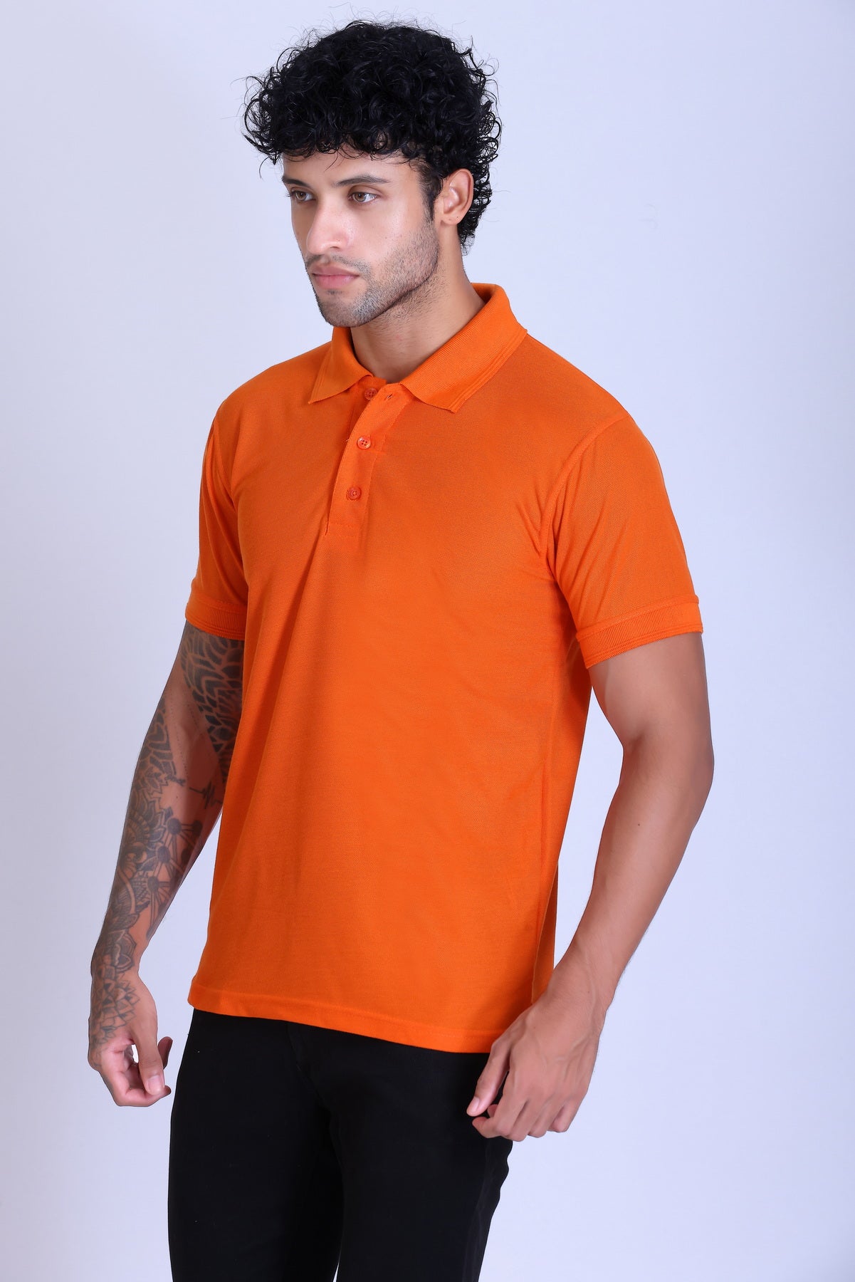 PIKMEE Promo-Tees Polo T-Shirt in Orange - image 3