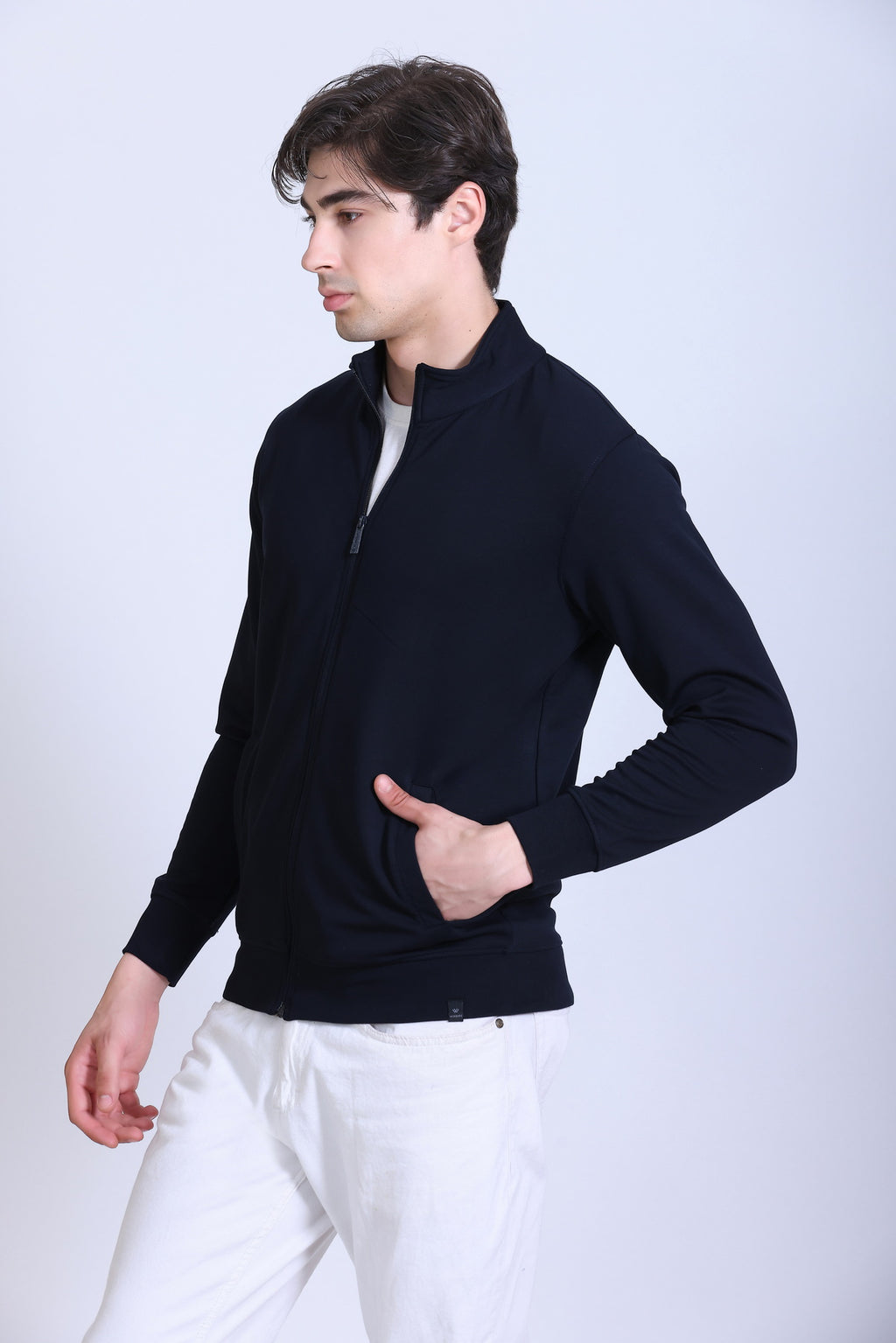 Winbarg Stretch Men's Casual Jacket - Navy Blue