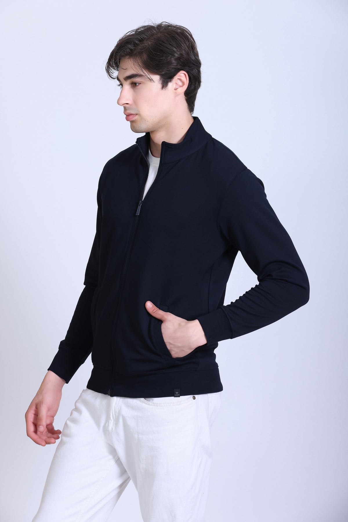 Winbarg Stretch Men's Casual Jacket - Navy Blue