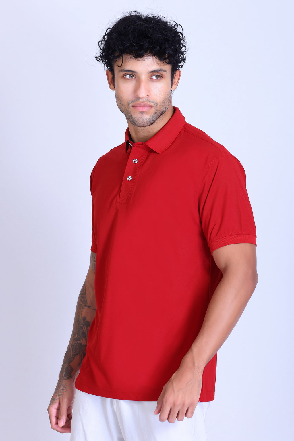 WINBARG Spanish Polo T-Shirt in Red - image 3