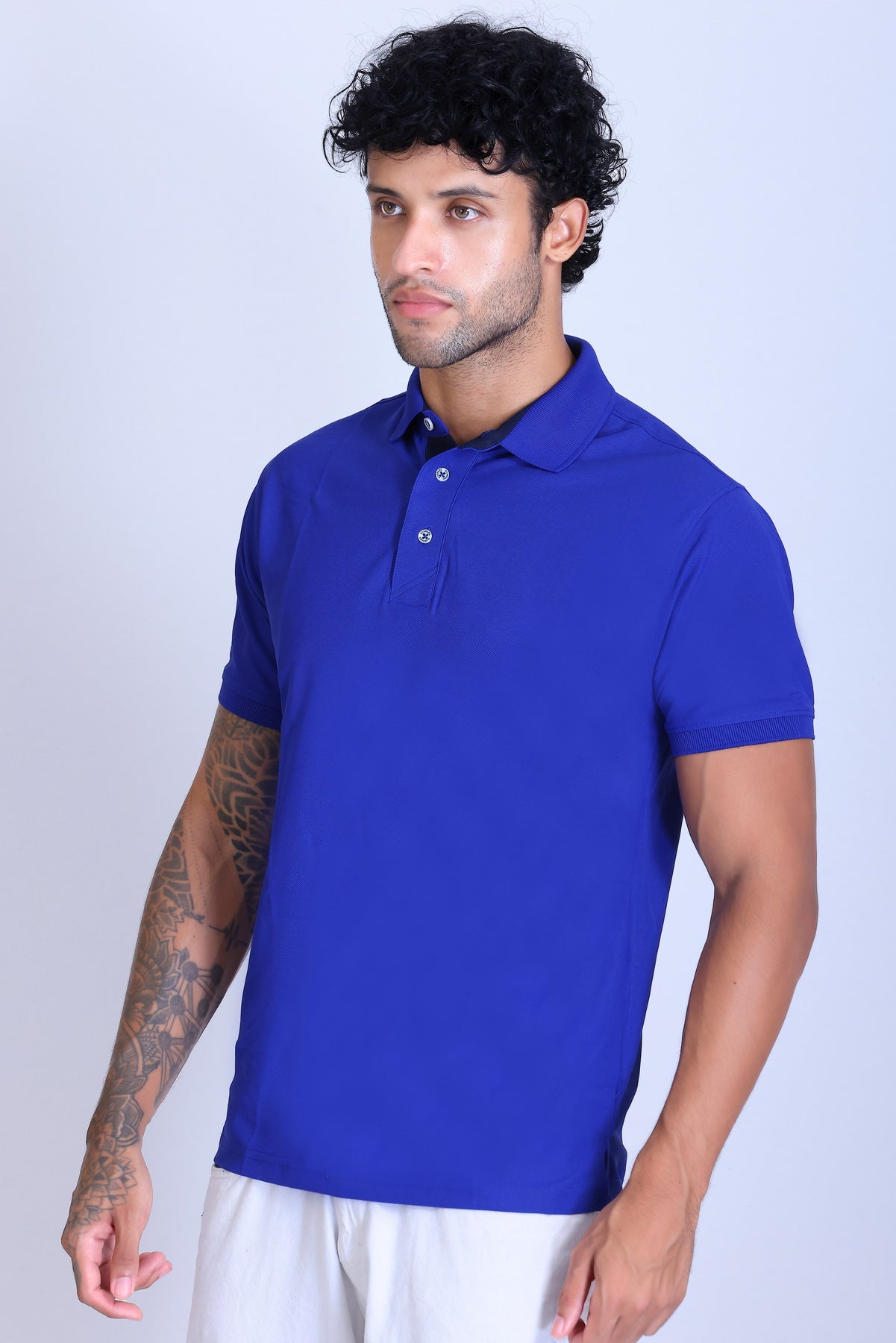 WINBARG Spanish Polo T-Shirt in Royal Blue - image 3