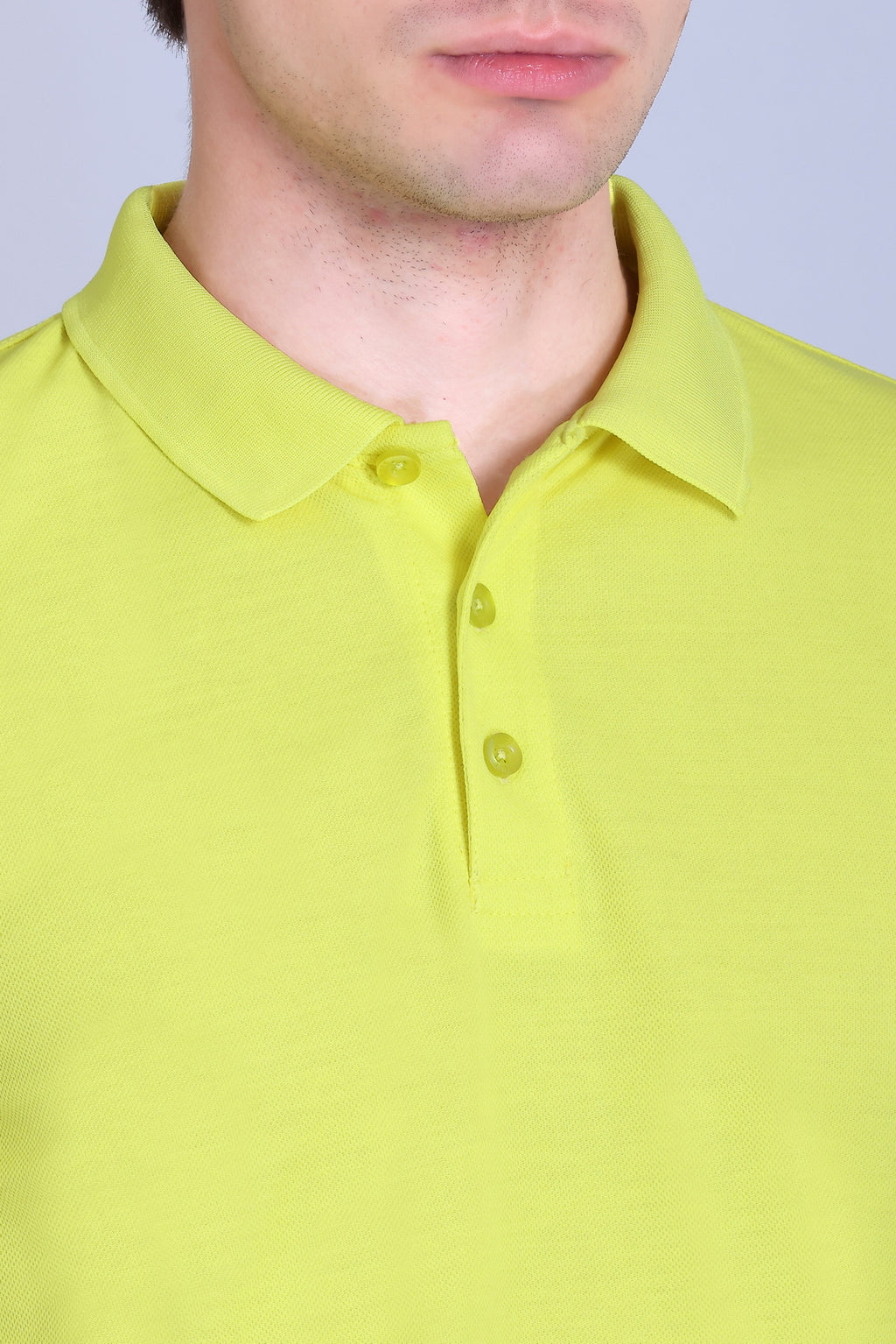 PIKMEE Titlis Polo T-Shirt in Lemon Yellow - image 4