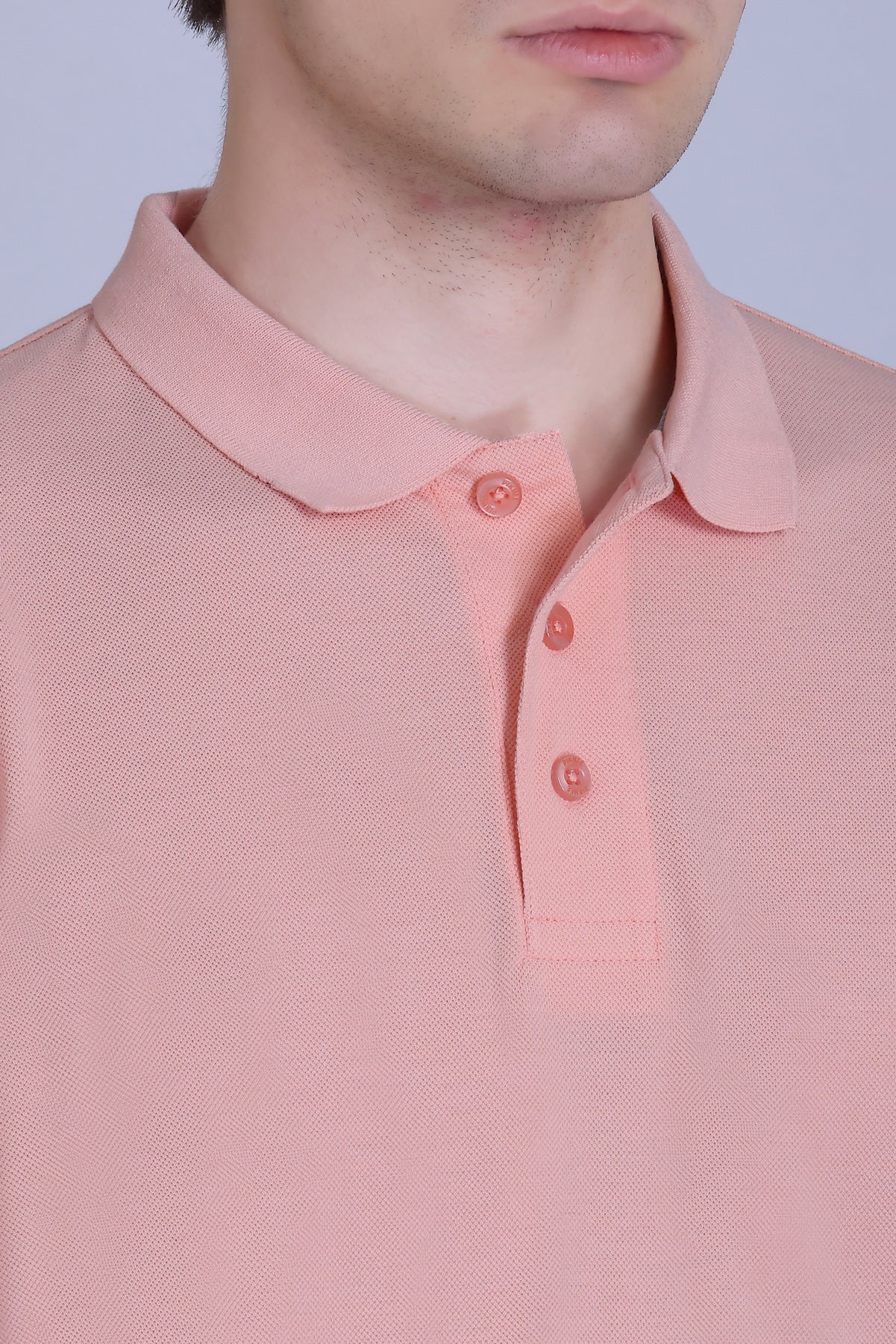 PIKMEE Fastees Polo T-Shirt in Peach - image 4