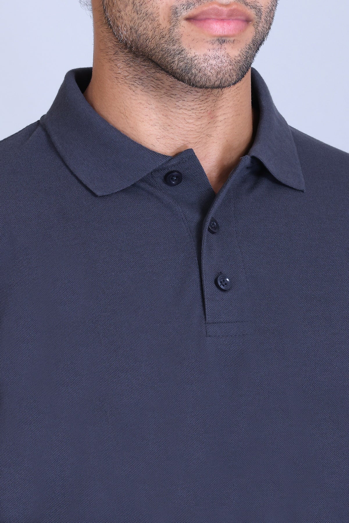 PIKMEE Fastees Polo T-Shirt in Solid Grey - image 4