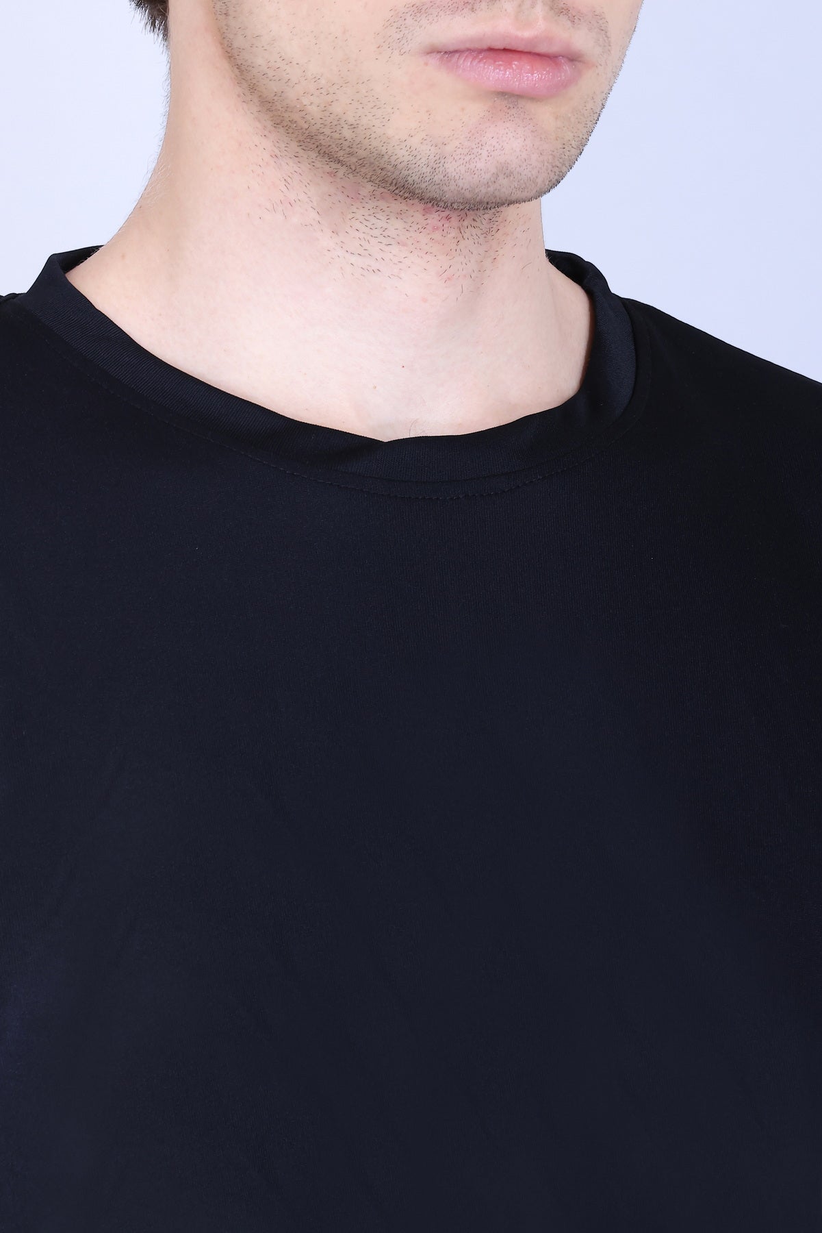 Sports Republic Acti-Go Dryfit Crew Neck T-Shirt in Black - 3