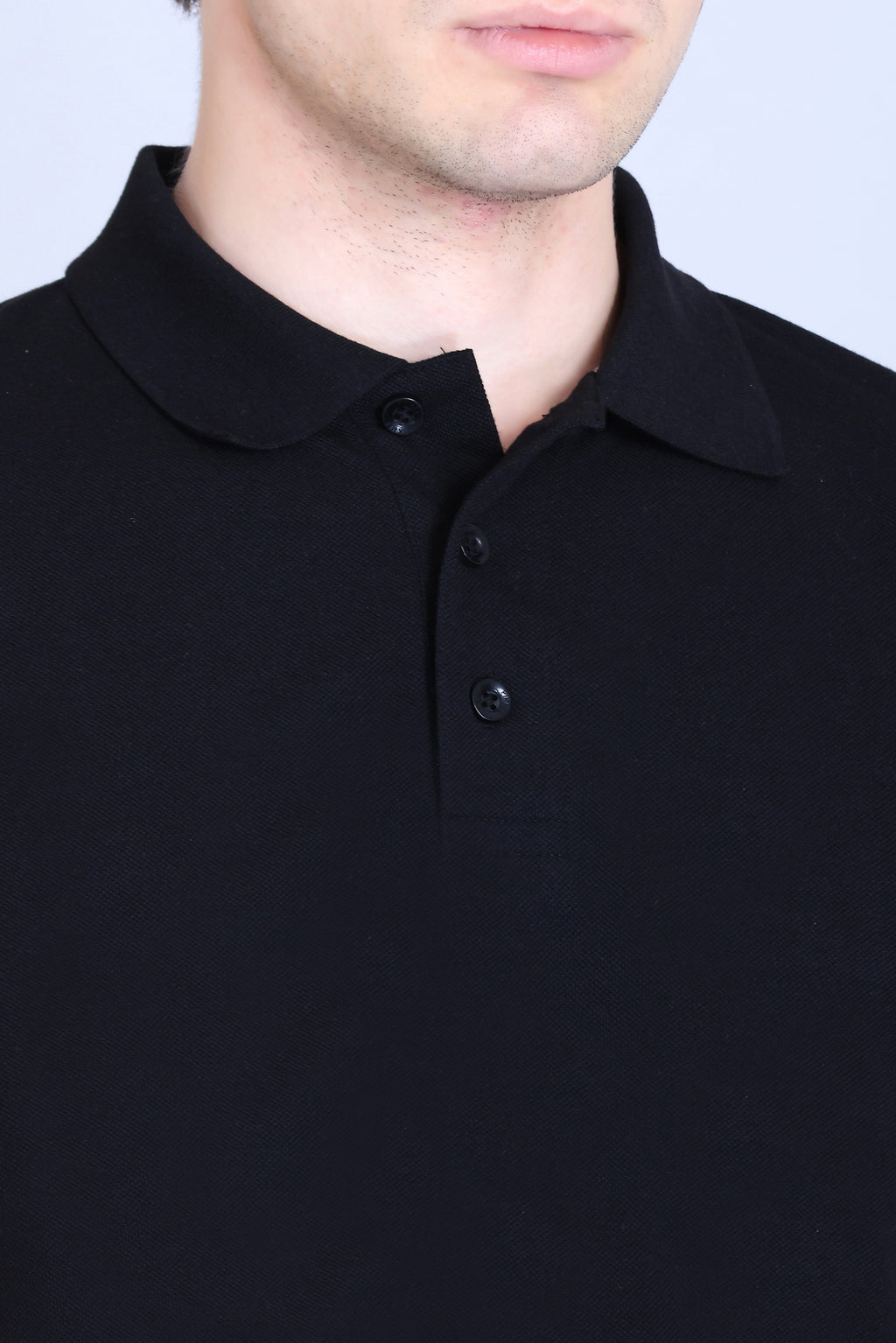 PIKMEE Quota Polo T-Shirt in Black - image 4