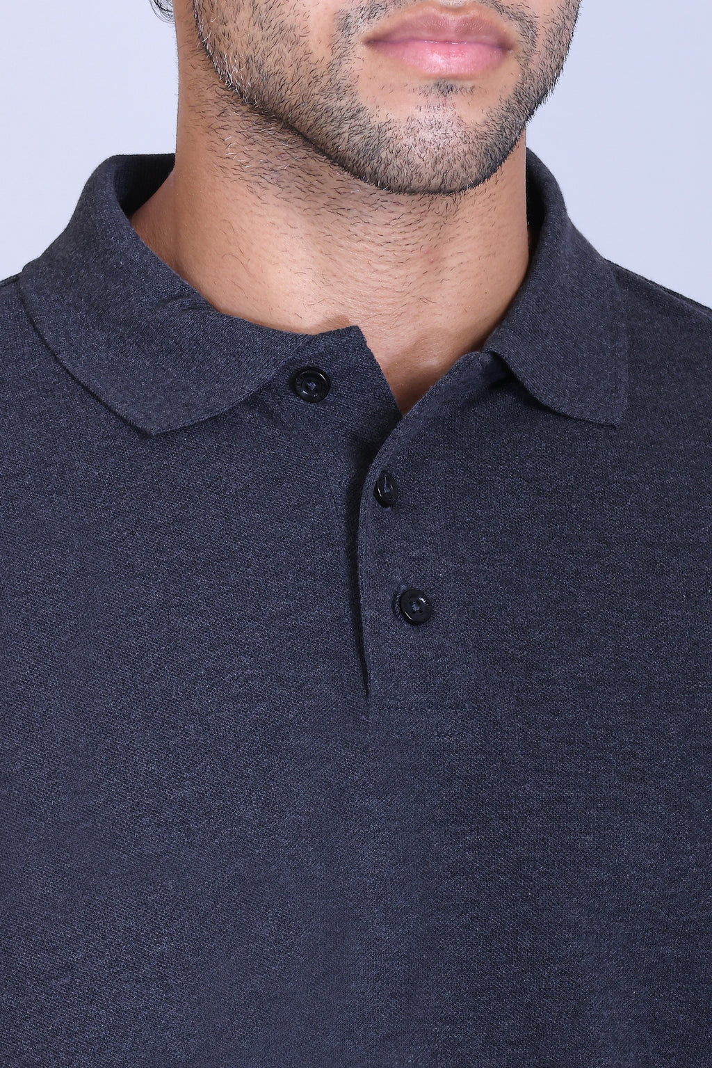 PIKMEE Fastees Polo T-Shirt in Charcoal Grey (Anthra) - image 4