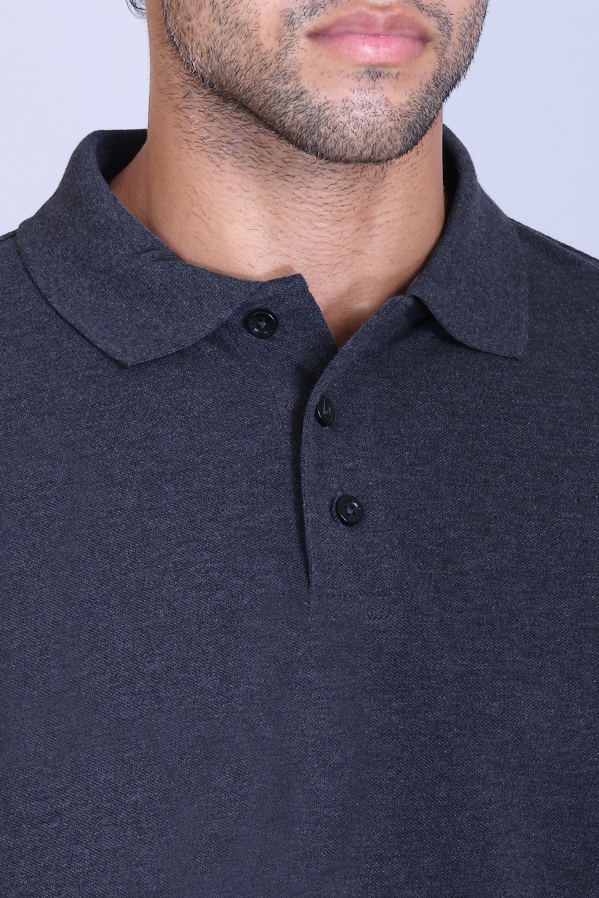 PIKMEE Fastees Polo T-Shirt in Charcoal Grey (Anthra) - image 4