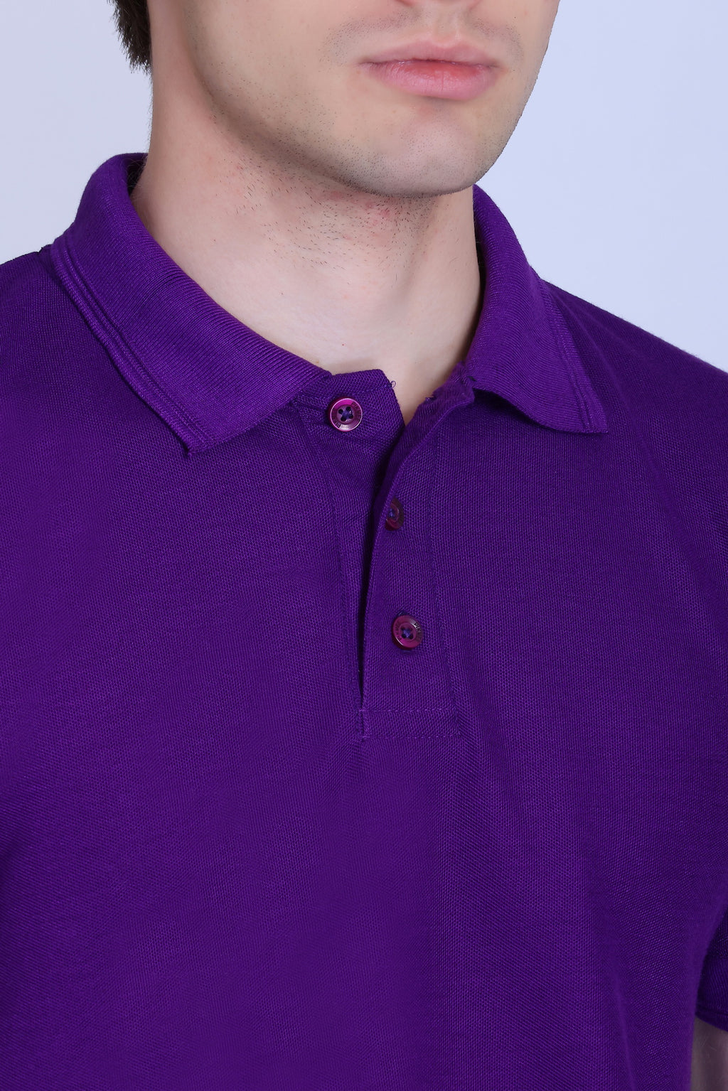 PIKMEE Promo-Tees Polo T-Shirt in Purple - image 4