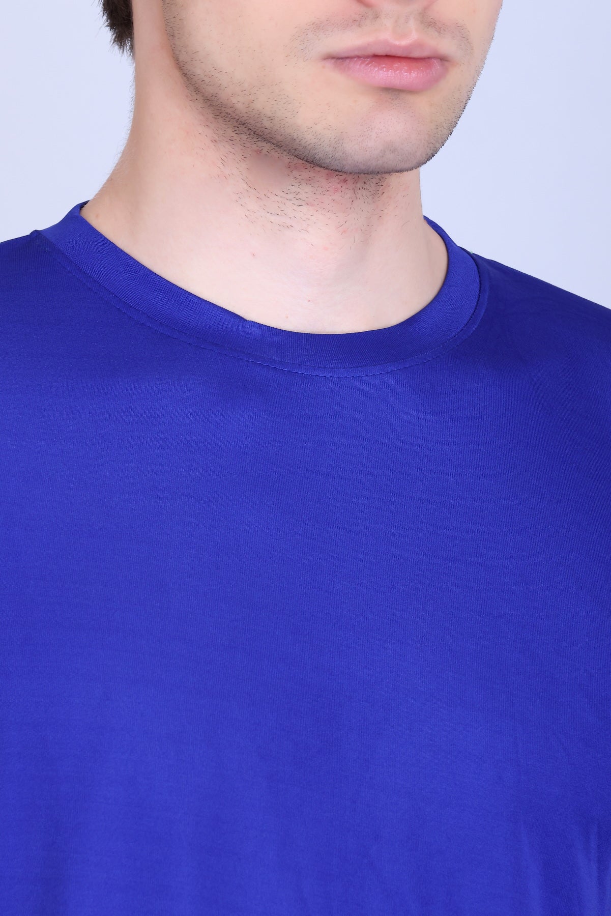 Sports Republic Acti-Go Dryfit Crew Neck T-Shirt in Royal Blue - 3