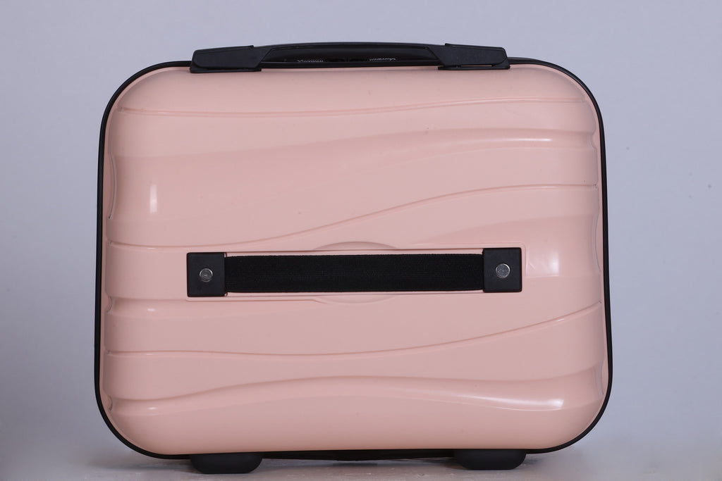 Winbarg One Day Travel Kit - Hard Shell Travel Bag - Peach