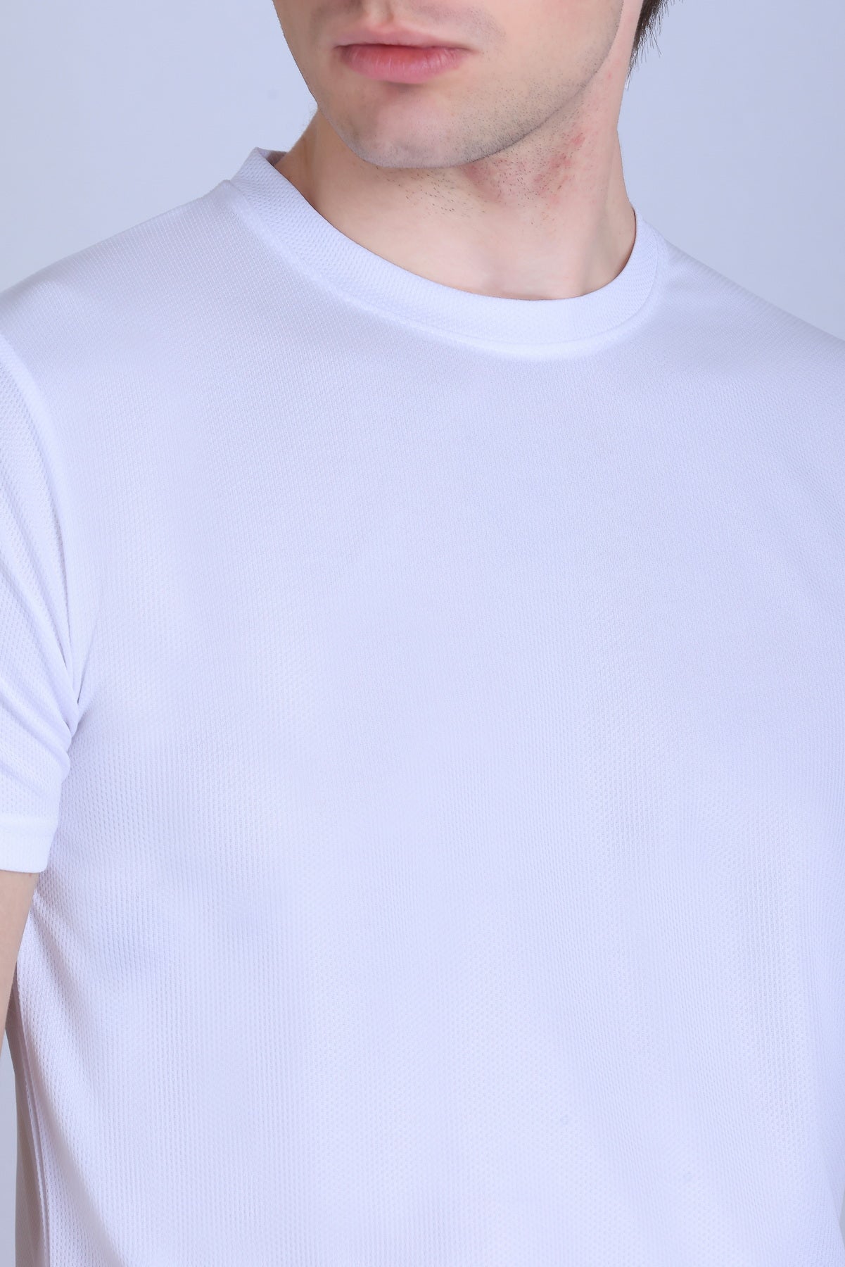 Sports Republic Acti-Runn Dryfit Crew Neck T-Shirt in White - 3
