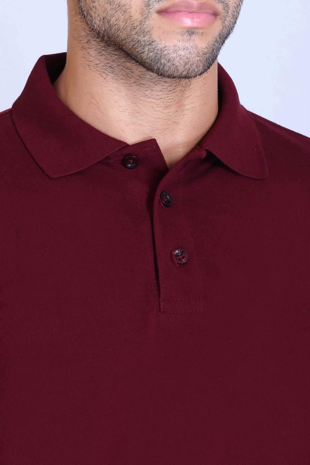 PIKMEE Fastees Polo T-Shirt in Maroon - image 4