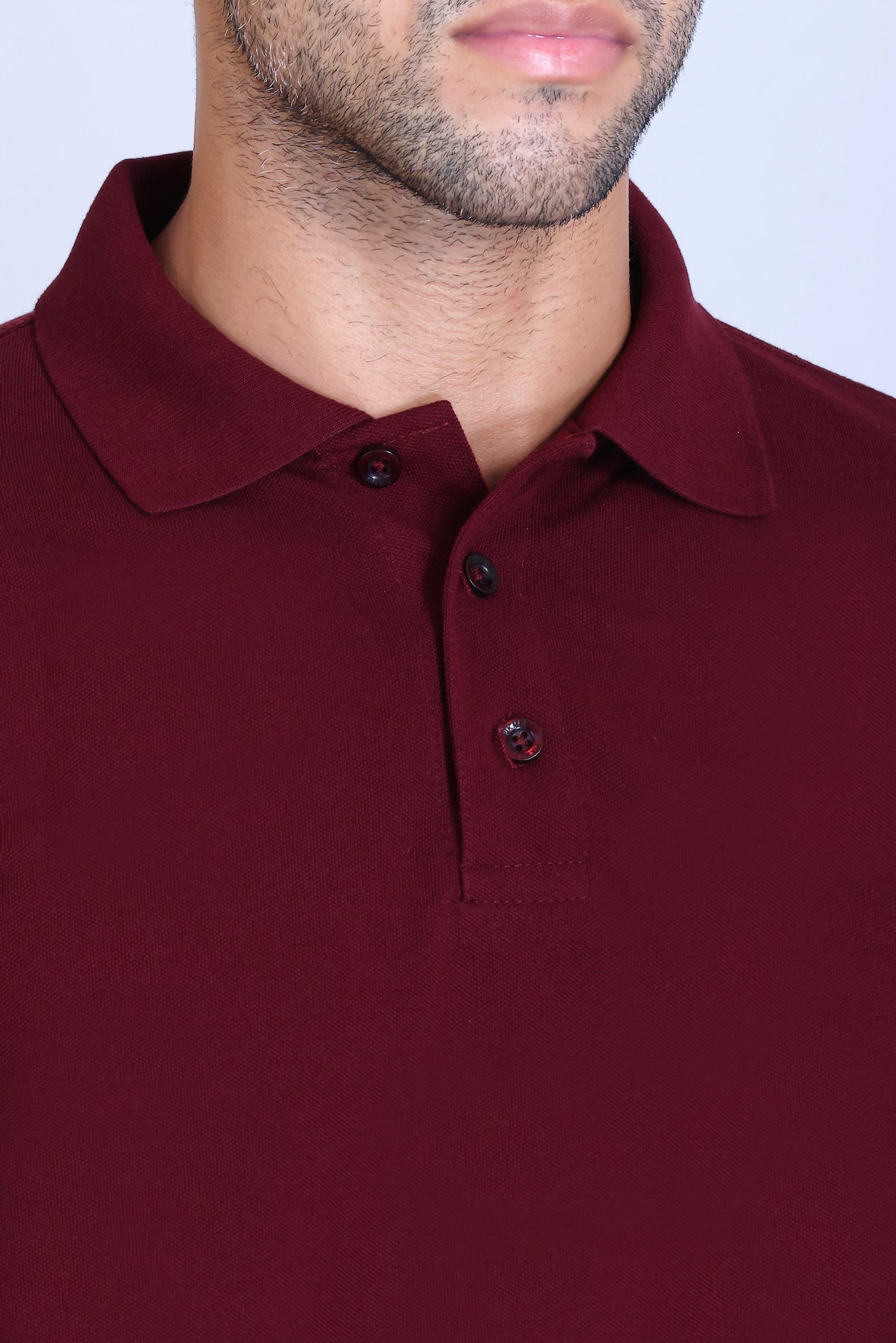 PIKMEE Fastees Polo T-Shirt in Maroon - image 4