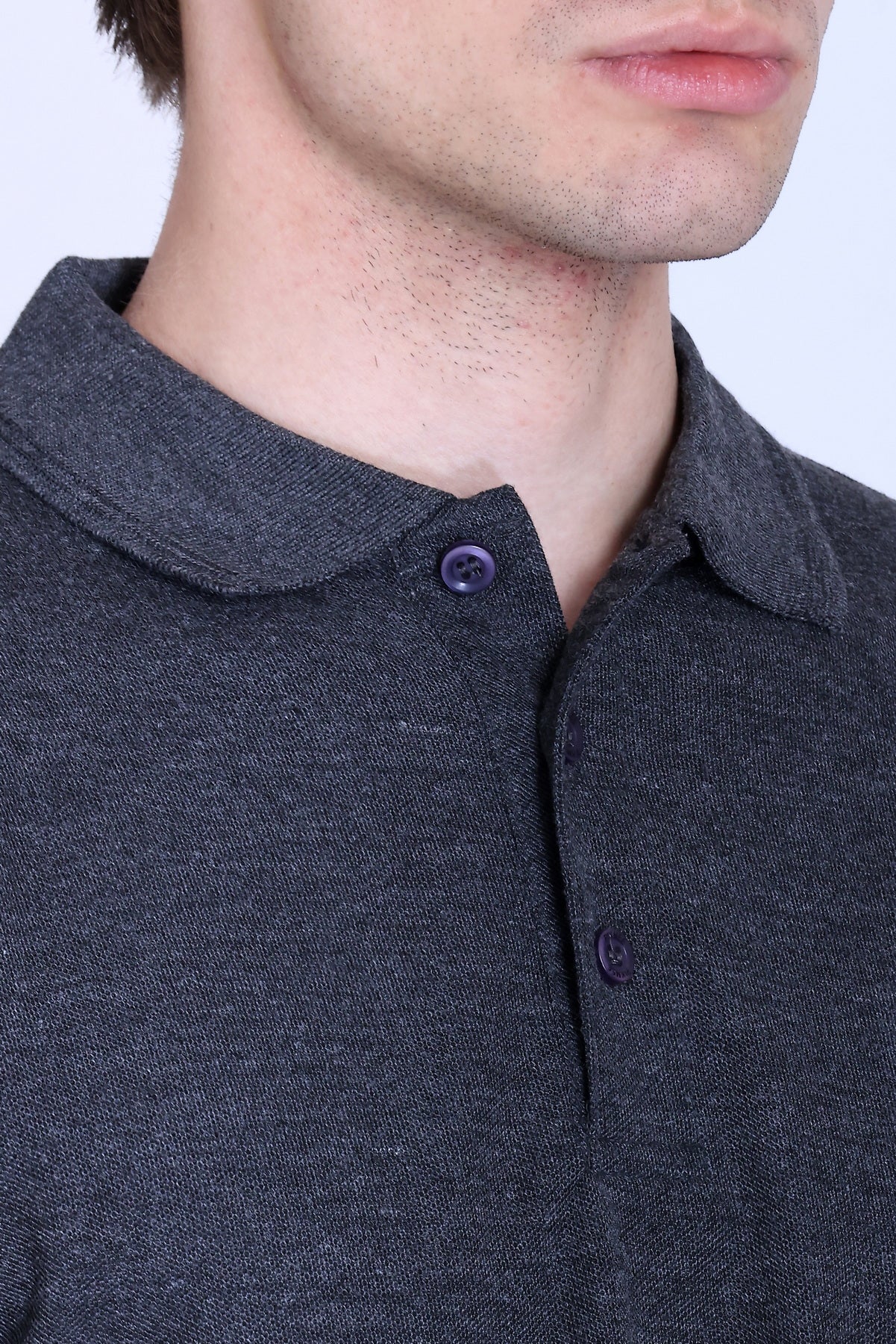 PIKMEE Promo-Tees Polo T-Shirt in Charcoal Grey (Anthra) - image 4