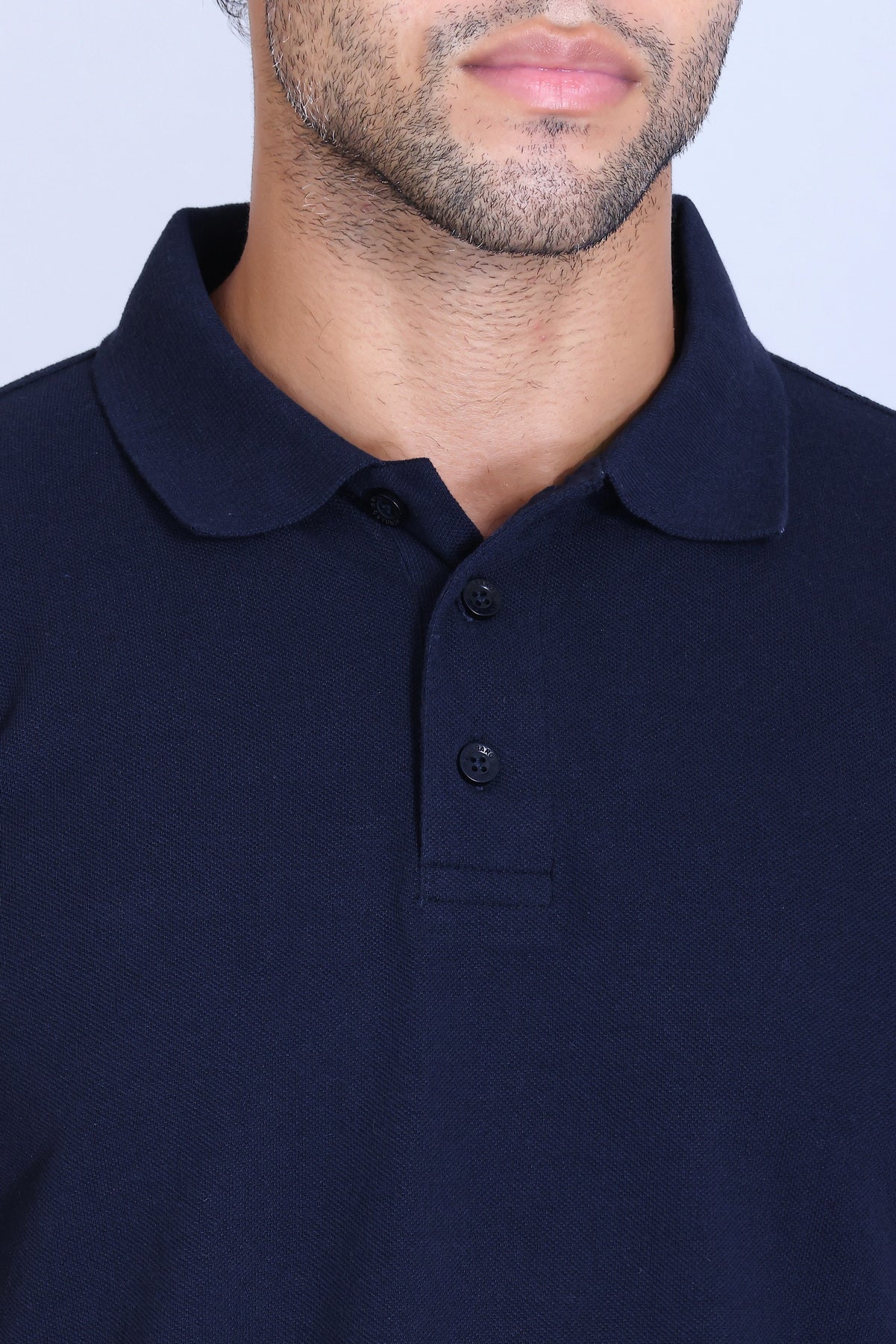WINBARG Eco-Tees Polo T-Shirt in Navy - image 4