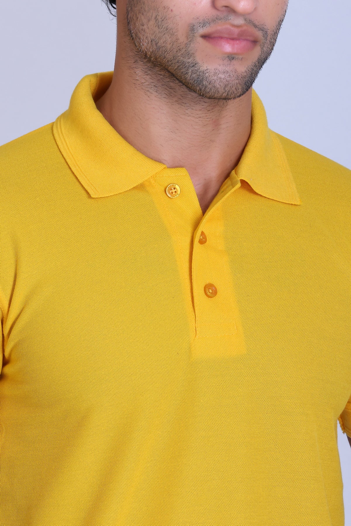 PIKMEE Promo-Tees Polo T-Shirt in Golden Yellow - image 4