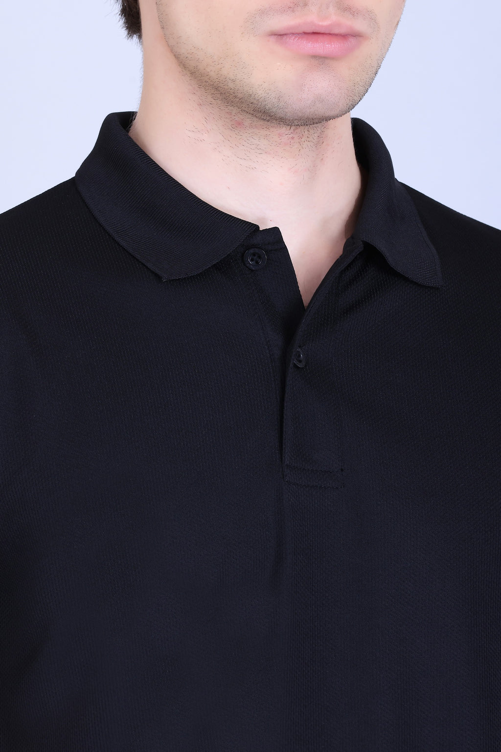 Sports Republic Acti-Play Dryfit Polo T-Shirt in Black - 3