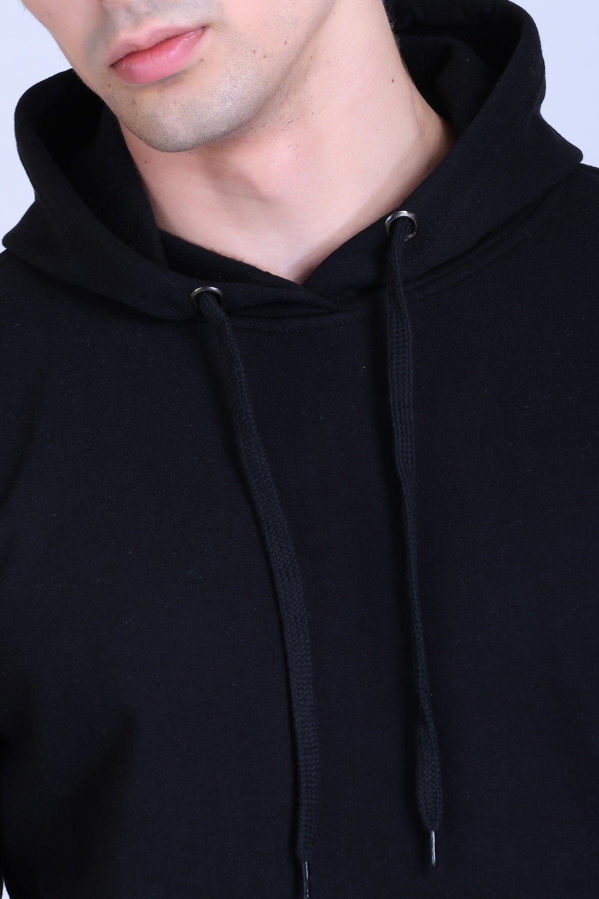 Pikmee Zero Degree Men's Pullover Hooded Sweatshirt - Black